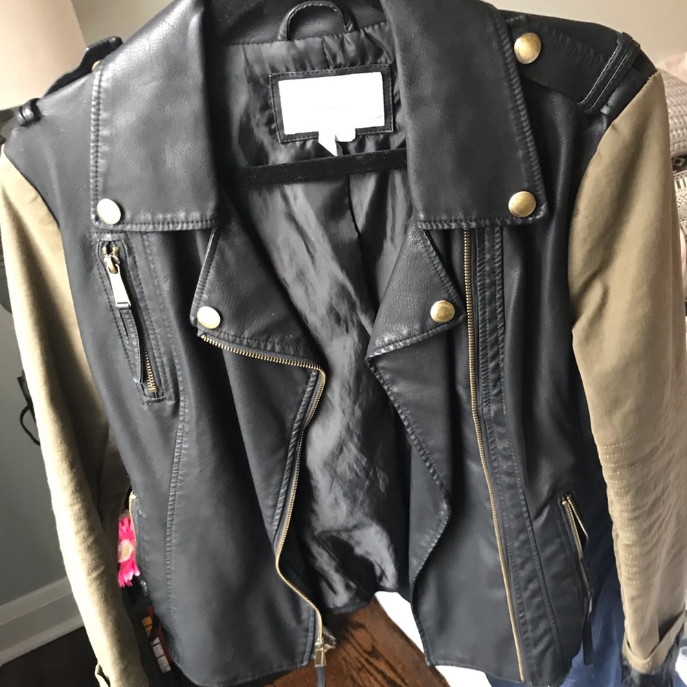 Bcbg Leather Jacket - image 1